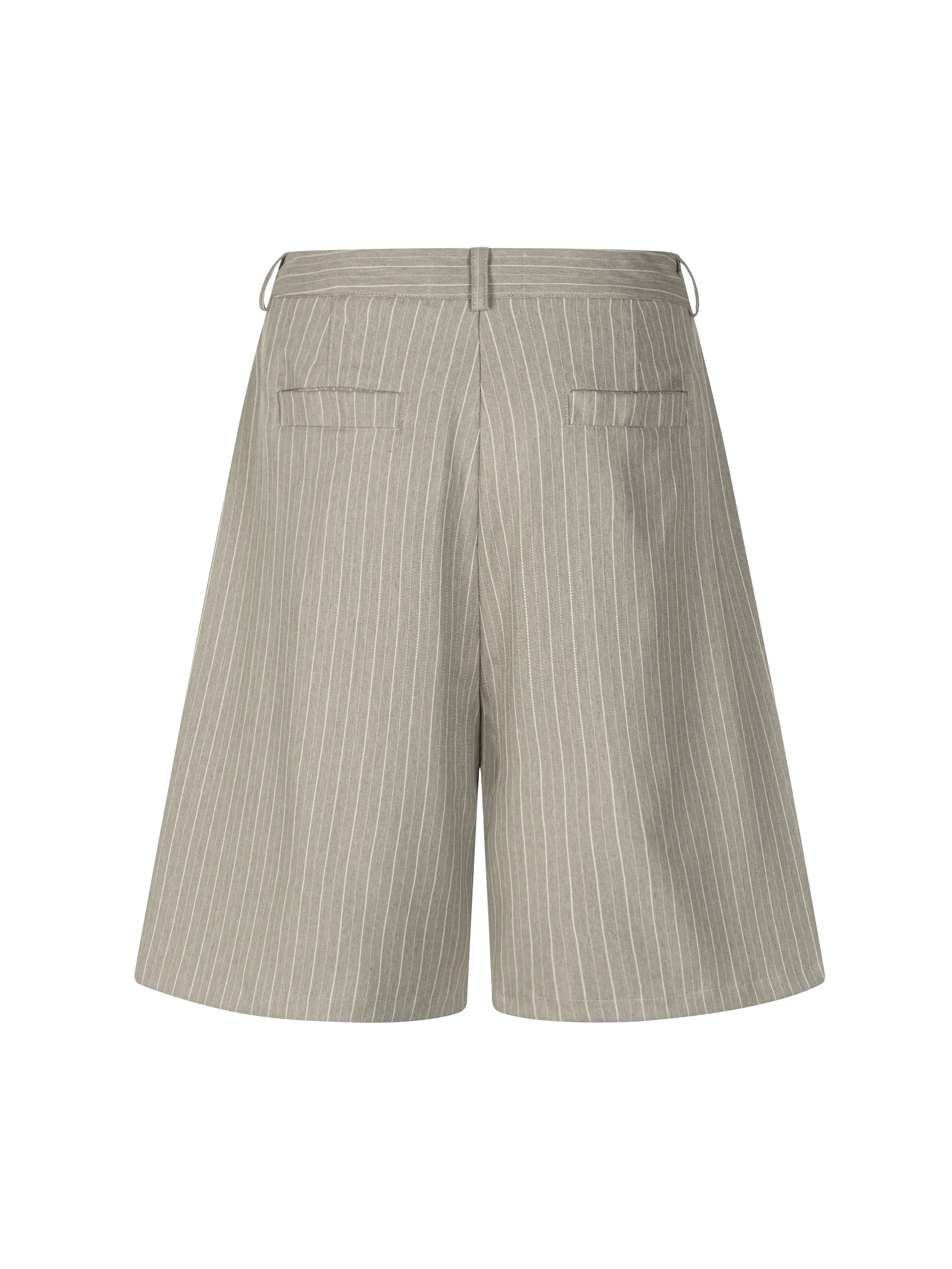 PINSTRIPE SHORTS
