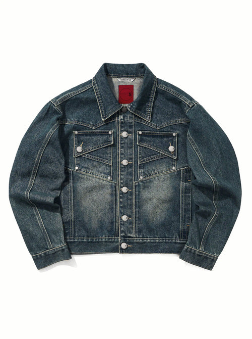BOXY VINTAGE DENIM JACKET