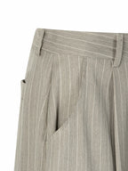 PINSTRIPE SHORTS