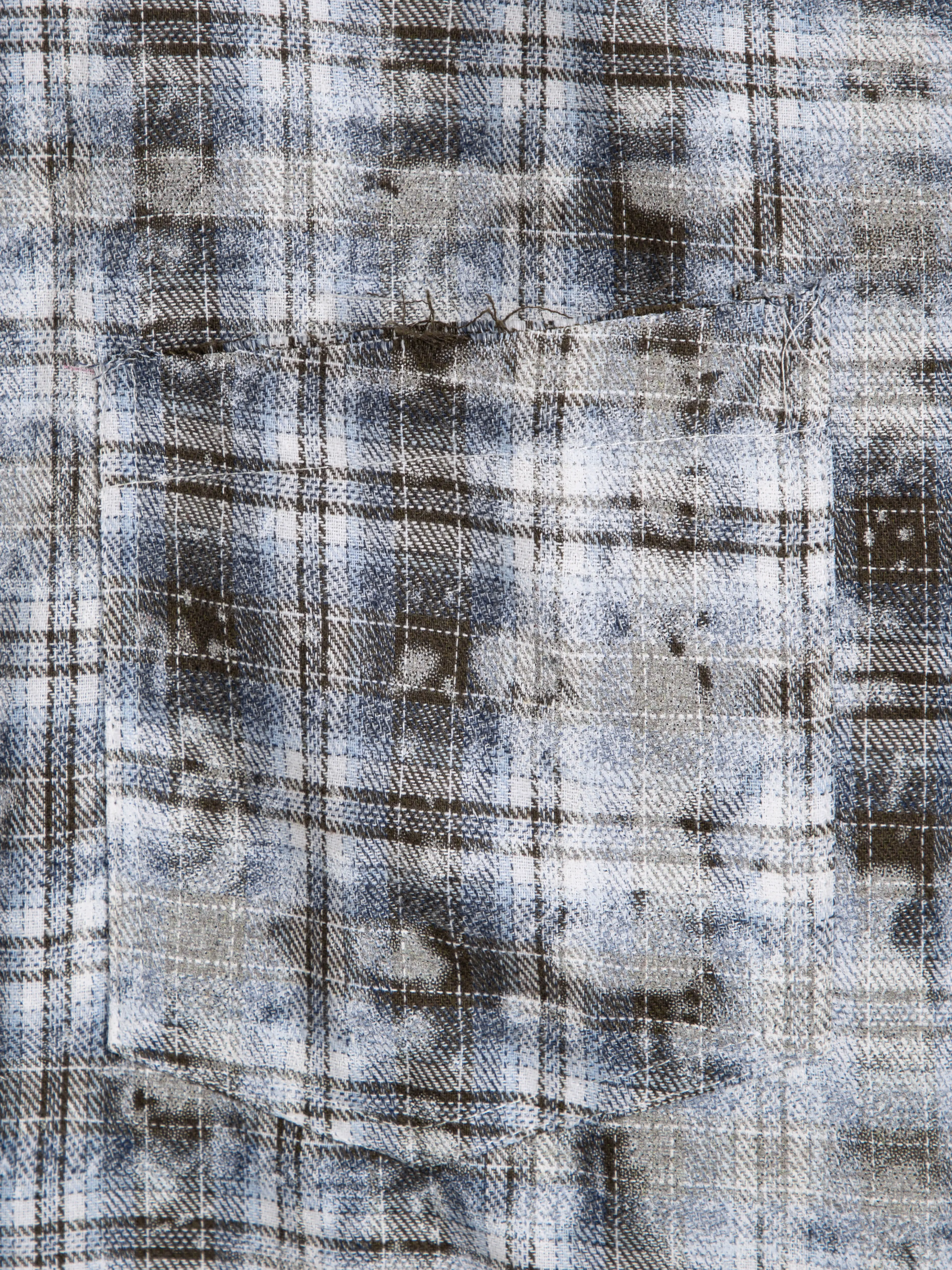 BLEACH EFFECT FLANNEL