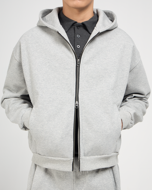 BLANK ZIP HOODIE
