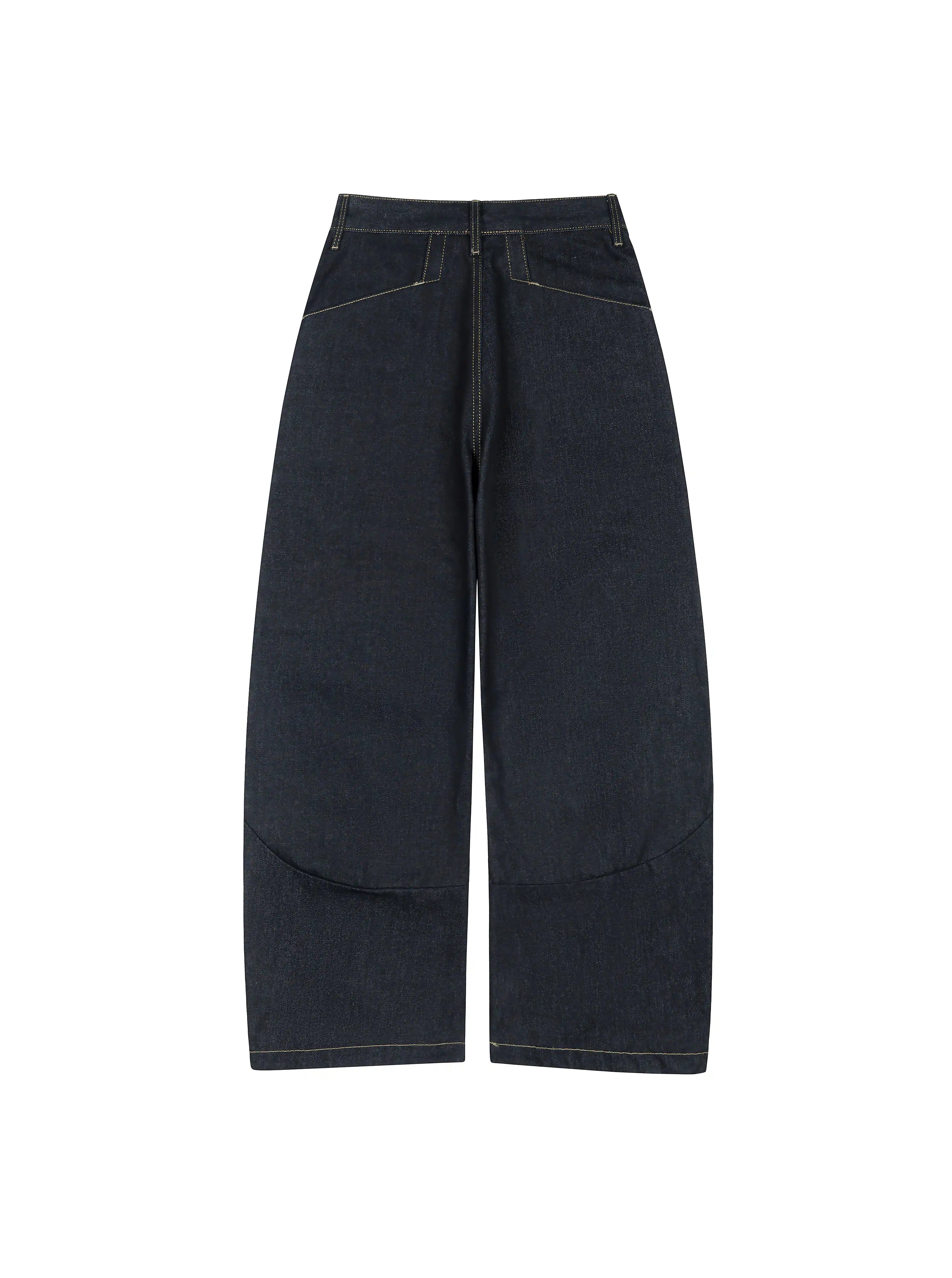 LOOSE FIT RAW DENIM PANTS