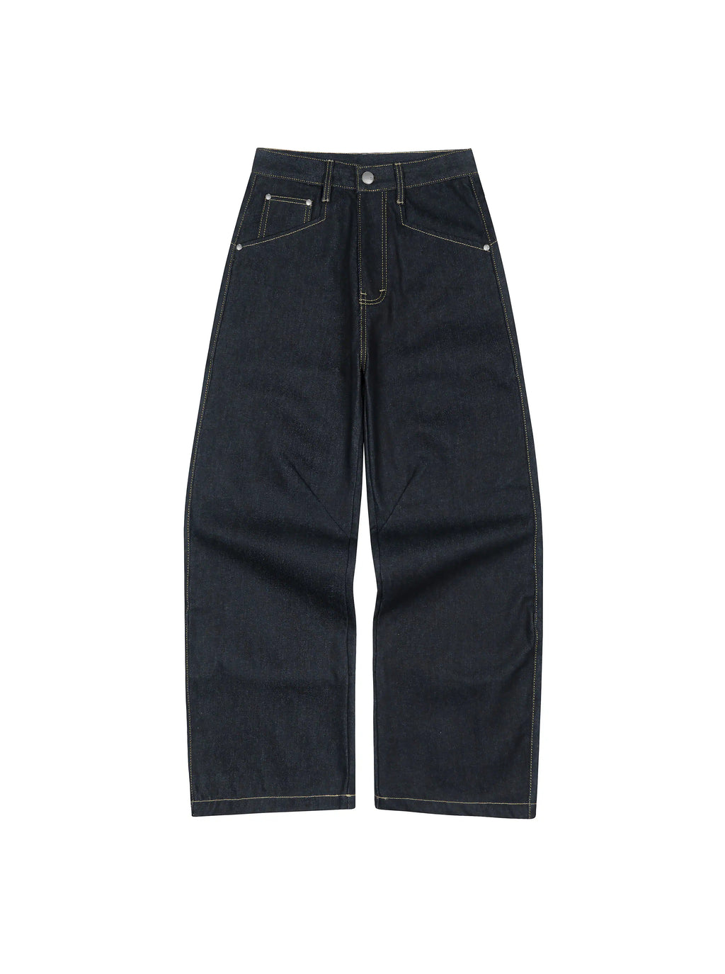 LOOSE FIT RAW DENIM PANTS