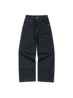 LOOSE FIT RAW DENIM PANTS