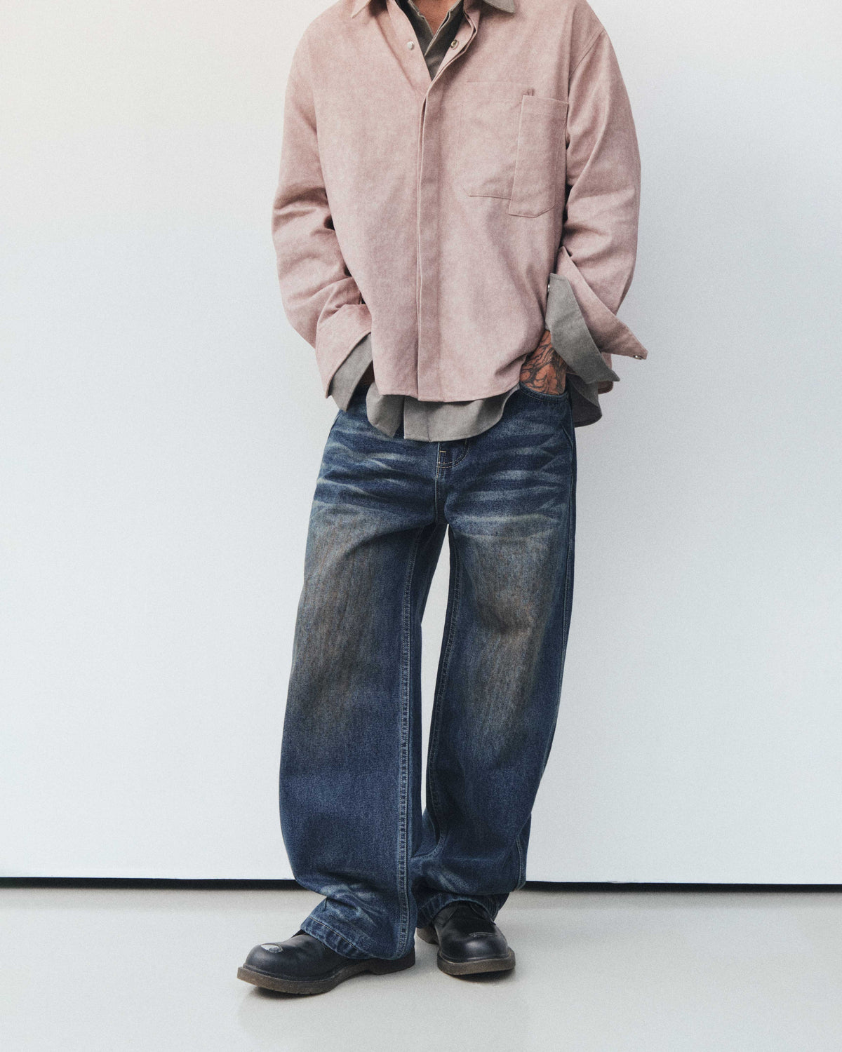 ECLIPSE DENIM PANTS - DARK BLUE